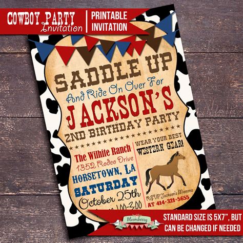 western theme invitations|western theme invitations free.